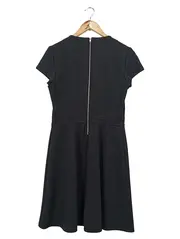 Vorschaubild 2 von Cocktailkleid Damen Gr. 36/S Schwarz Elegant Glitzer A-Linie