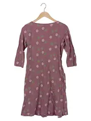 Vorschaubild 2 von Damen Sommerkleid Gr. 34;XS Lila Bohemian Blumenmuster