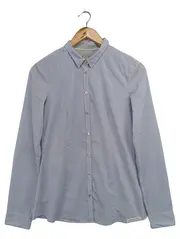 Vorschaubild 1 von Hemdbluse Damen 34/XS Blau Gestreift Langarm Business Klassisch