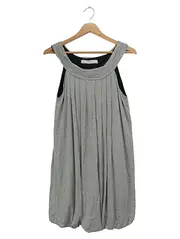 Vorschaubild 1 von Damen Freizeitkleid Gr. 36/S Grau Baumwolle Elegant Casual
