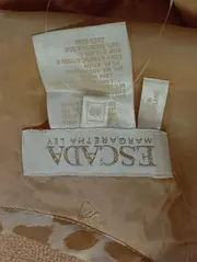 Vorschaubild 3 von Etuikleid Damen Gr. 40/L Beige Elegant Klassisch Wolle Angora