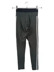 Vorschaubild 2 von Kinder Leggings Schwarz Gr. 152 Sportlich Streifen Logo