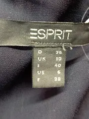 Vorschaubild 3 von Damen Blusenkleid Wickelkleid Gr. 36/S Gestreift Blau Elegant