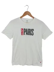 Vorschaubild 1 von Herren T-Shirt Weiß Gr. 46/S Logo Print PARIS Casual