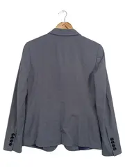 Vorschaubild 2 von Damen Blazer Gr. 38/M Grau Elegant Business Sakko Jacke