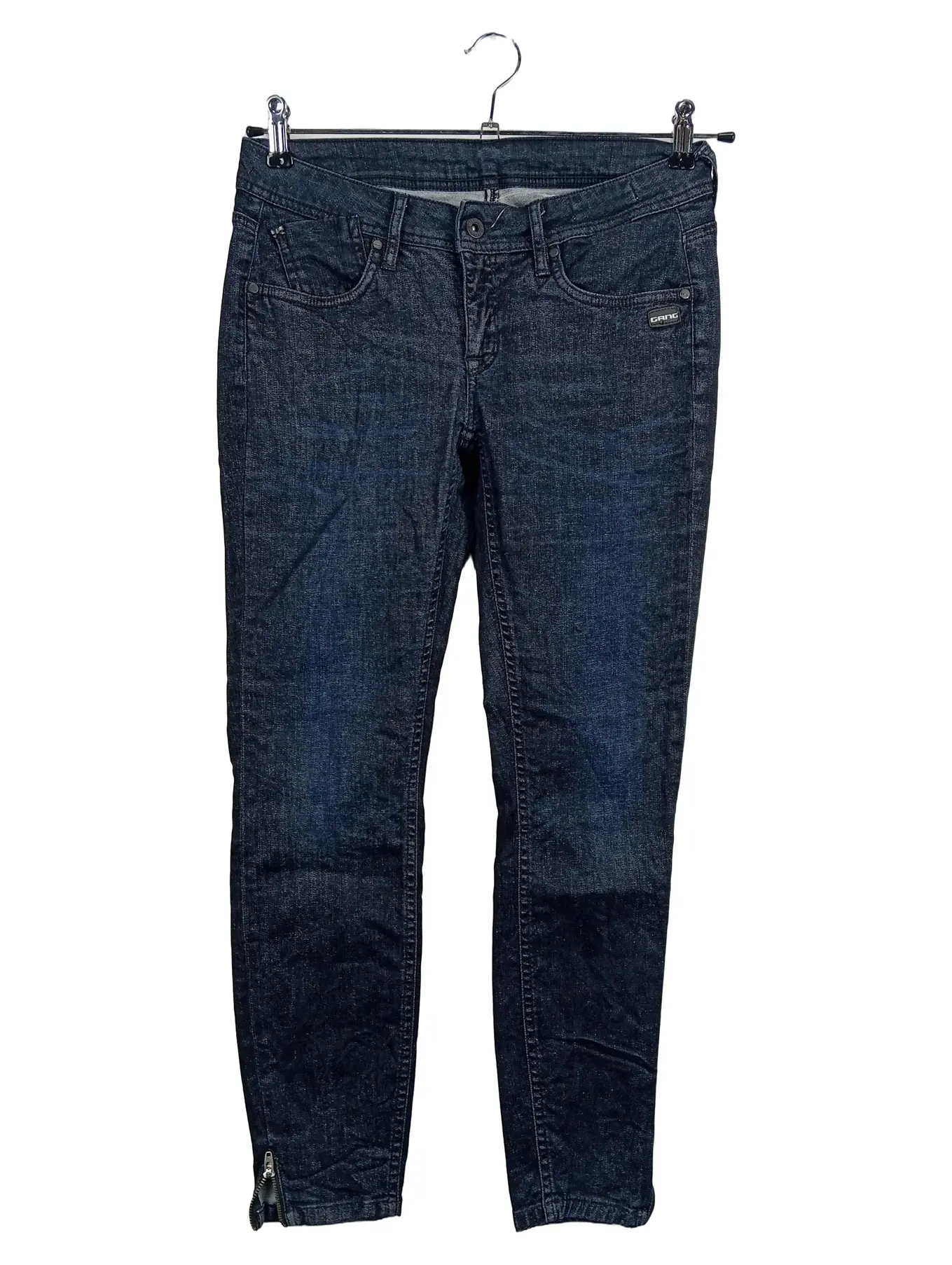 GANG Damen Jeans Slim Fit W29/38 Blau Casual Stretch Denim Hose