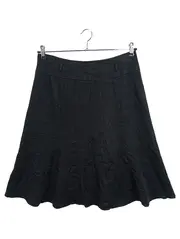 Vorschaubild 2 von A-Linienrock Damen Gr. 40/L Schwarz Klassisch Midirock