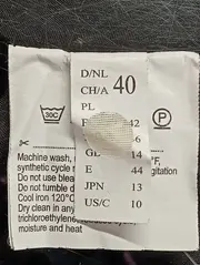 Vorschaubild 4 von A-Linienrock Damen Gr. 40/L Schwarz Klassisch Midirock