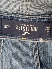 Vorschaubild 3 von Damen Shorts Blau W26 Baumwolle Elasthan Casual Fransen