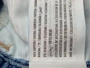 Vorschaubild 5 von Damen Shorts Blau W26 Baumwolle Elasthan Casual Fransen