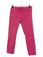 Vorschaubild 1 von Damen Jeans Slim Fit Gr. 36 W28 Rot Casual Stretch Hose