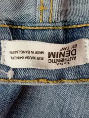 Vorschaubild 3 von Damen Destroyed Jeans Blau Gr. 36 mit Seitenstreifen Casual