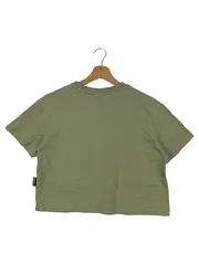 Vorschaubild 2 von Damen T-Shirt Grün Einheitsgröße Urban Cropped Grafisch