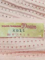 Vorschaubild 3 von Damen Pullover Gr. 36/S Rosa Lochmuster Casual