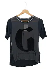 Vorschaubild 1 von Damen T-Shirt Schwarz Gr. 36/S Schriftzug Reißverschluss Casual Modern