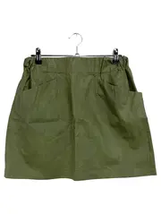 Vorschaubild 1 von Damen Lederrock Grün Gr. 38/M Minirock Vintage Streetwear