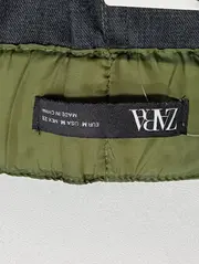 Vorschaubild 3 von Damen Lederrock Grün Gr. 38/M Minirock Vintage Streetwear