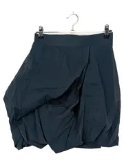 Vorschaubild 1 von Damen Faltenrock Gr. 34/XS Blau Elegant Minimalistisch Mini