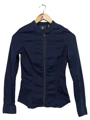 Vorschaubild 1 von Jeansjacke Damen XXS 32 Blau Streetwear Vintage Casual