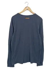 Vorschaubild 3 von Herren Langarmshirt Blau Gr. 52/L Casual Basic Modern