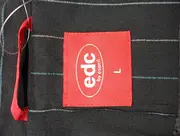 Vorschaubild 3 von Blazer Damen Gr. 40 L Schwarz Gestreift Business Elegant Langarm