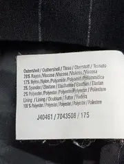 Vorschaubild 4 von Blazer Damen Gr. 40 L Schwarz Gestreift Business Elegant Langarm