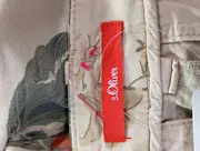 Vorschaubild 3 von Stoffhose Damen Gr. 40 L Beige Blumenmuster Bohemian Freizeit