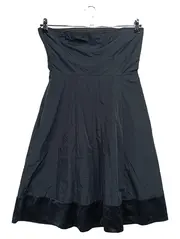 Vorschaubild 2 von Damen Abendkleid Gr. 38/M Schwarz Elegant Trägerlos