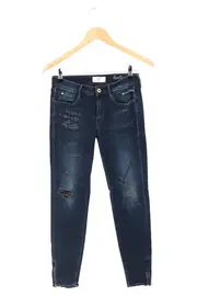 Vorschaubild 2 von Destroyed Jeans Damen W29/38 Blau Casual Urban Vintage