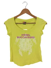 Vorschaubild 1 von Kinder T-Shirt Gelb Gr. 122 Streetwear Casual Grafisch