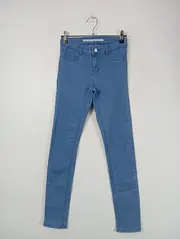 Vorschaubild 1 von Damen Jeans Skinny Fit Blau Gr. 34/XS Casual Stretch Denim Hose