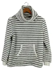 Vorschaubild 1 von Damen Fleecepullover Gr. 34/XS Mehrfarbig Gestreift Kuschelpullover