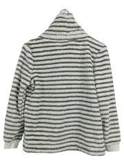 Vorschaubild 2 von Damen Fleecepullover Gr. 34/XS Mehrfarbig Gestreift Kuschelpullover