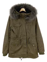 Vorschaubild 1 von Damen Parka XS Grün Streetwear Vintage Military Winterjacke Fellkapuze