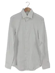 Vorschaubild 1 von Business Hemd Herren Gr. 37/S Weiß gepunktet Langarm