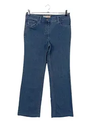 Vorschaubild 1 von Damen Jeans Regular Fit Gr. 38 Blau Casual Stretch Denim