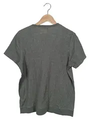 Vorschaubild 2 von Herren T-Shirt Gr. 48/M Grau Basic Casual Baumwolle Polyester