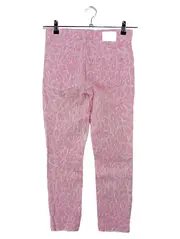 Vorschaubild 2 von Damen Jeans Regular Fit W28/36 Rosa Animal-Print Modisch