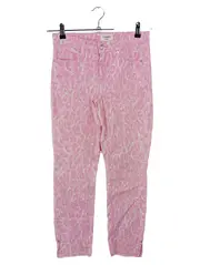 Vorschaubild 1 von Damen Jeans Regular Fit W28/36 Rosa Animal-Print Modisch