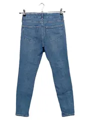 Vorschaubild 2 von Damen Jeans Slim Fit Gr. 36 W28 Blau Casual Denim Hose