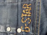 Vorschaubild 3 von Damen Jeans Straight Leg W28/36 Blau Midge Straight