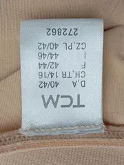 Vorschaubild 3 von Damen Shapewear Top Beige Gr. 40/42 Klassisch Elegant Unterhemd