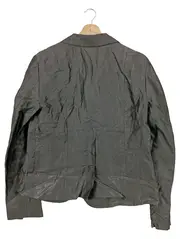 Vorschaubild 2 von Damen Blazer Grau Gr. 42/XL Elegant Business Leinen Jacke