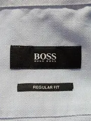 Vorschaubild 3 von Business Hemd Herren Gr. 41/L Blau Regular Fit Baumwolle
