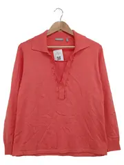Vorschaubild 1 von Damen Pullover Rot Gr. 44/L Klassisch Elegant Modal Langarm