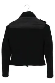 Vorschaubild 2 von Damen Leichte Jacke Biker Stil Schwarz Gr. 36/S Elegant Urban