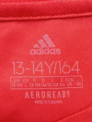 Vorschaubild 3 von Kinder Sport Shirt Trikot Rot Gr. 164 Sportlich AEROREADY