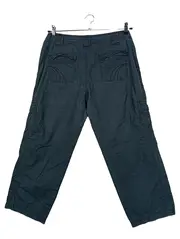 Vorschaubild 2 von Damen Stoffhose Capri Cargo Gr. 42 XL Schwarz Casual Praktisch