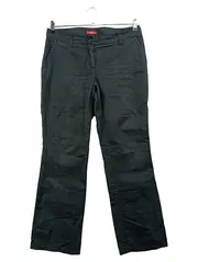 Vorschaubild 1 von Damen Stoffhose Gr. 42 (XL) Schwarz Klassisch Business Hose