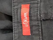 Vorschaubild 3 von Damen Stoffhose Gr. 42 (XL) Schwarz Klassisch Business Hose